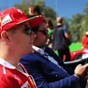 Kimi Raikkonen (FIN) Ferrari on the drivers parade at Formula One World Championship, Rd13, Italian Grand Prix, Race, Monza, Italy, Sunday 3 September 2017. © Sutton Images