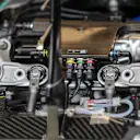 Mercedes-Benz F1 W08 Hybrid front suspension detail at Formula One World Championship, Rd15, Malaysian Grand Prix, Practice, Sepang, Malaysia, Friday 29 September 2017. © Rubio/Sutton Images
