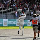 Pole sitter Lewis Hamilton (GBR) Mercedes AMG F1 celebrates in parc ferme at Formula One World Championship, Rd15, Malaysian Grand Prix, Qualifying, Sepang, Malaysia, Saturday 30 September 2017. © Mark Sutton/Sutton Images