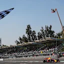 Max Verstappen (NED) Red Bull Racing RB13 takes the chequered flag at the end of Qualifying at Formula One World Championship, Rd18, Mexican Grand Prix, Qualifying, Circuit Hermanos Rodriguez, Mexico City, Mexico, Saturday 28 October 2017. © Mirko Stange/
