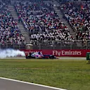 Hartley (NZL) Scuderia Toro Rosso STR12 retires from the race with engine failure at Formula One World Championship, Rd18, Mexican Grand Prix, Race, Circuit Hermanos Rodriguez, Mexico City, Mexico, Sunday 29 October 2017. © Mark Sutton/Sutton Images