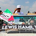 Lewis Hamilton (GBR) Mercedes AMG F1 on the drivers parade at Formula One World Championship, Rd18, Mexican Grand Prix, Race, Circuit Hermanos Rodriguez, Mexico City, Mexico, Sunday 29 October 2017. © Kym Illman/Sutton Images
