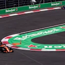 Romain Grosjean (FRA) Haas VF-17 and Fernando Alonso (ESP) McLaren MCL32 battle at Formula One World Championship, Rd18, Mexican Grand Prix, Race, Circuit Hermanos Rodriguez, Mexico City, Mexico, Sunday 29 October 2017. © Manuel Goria/Sutton Images