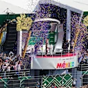 Podium celebrations at Formula One World Championship, Rd18, Mexican Grand Prix, Race, Circuit Hermanos Rodriguez, Mexico City, Mexico, Sunday 29 October 2017. © Kym Illman/Sutton Images