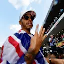World Champion Lewis Hamilton (GBR) Mercedes AMG F1 celebrates with the team at Formula One World Championship, Rd18, Mexican Grand Prix, Race, Circuit Hermanos Rodriguez, Mexico City, Mexico, Sunday 29 October 2017. © Mark Sutton/Sutton Images
