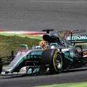 Lewis Hamilton (GBR) Mercedes-Benz F1 W08 Hybrid at Formula One World Championship, Rd5, Spanish Grand Prix, Race, Barcelona, Spain, Sunday 14 May 2017. © Sutton Motorsport Images