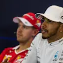 Lewis Hamilton (GBR) Mercedes AMG F1 in the Press Conference at Formula One World Championship, Rd17, United States Grand Prix, Race, Circuit of the Americas, Austin, Texas, USA, Sunday 22 October 2017. © Manuel Goria/Sutton Images