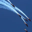 Air display at Formula One World Championship, Rd1, Australian Grand Prix, Preparations, Melbourne, Australia, Thursday 22 March 2018. © Dirk Klynsmith/Sutton Images