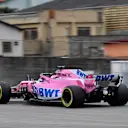 Sergio Perez, Racing Point Force India VJM11 at Formula One World Championship, Rd20, Brazilian Grand Prix, Practice, Interlagos, Sao Paulo, Brazil, Friday 9 November 2018.