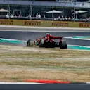 Kimi Raikkonen (FIN) Ferrari SF-71H spins at Formula One World Championship, Rd10, British Grand Prix, Practice, Silverstone, England, Friday 6 July 2018. © Anna-Lena Dymowski/Sutton Images