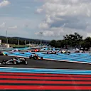 Lewis Hamilton (GBR) Mercedes-AMG F1 W09 EQ Power+ leads at the start of the race at Formula One World Championship, Rd8, French Grand Prix, Race, Paul Ricard, France, Sunday 24 June 2018. © Manuel Goria/Sutton Images