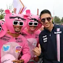 From Sunday... Esteban Ocon, Racing Point Force India F1 Team and Pink Panthers at Formula One World Championship, Rd14, Italian Grand Prix, Race, Monza, Italy, Sunday 2 September 2018. © Jerry Andre/Sutton Images