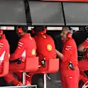 Maurizio Arrivabene (ITA) Ferrari Team Principal and Ferrari pit wall gantry at Formula One World Championship, Rd5, Spanish Grand Prix, Qualifying, Barcelona, Spain, Saturday 12 May 2018. © Mark Sutton/Sutton Images