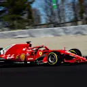 Sebastian Vettel (GER) Ferrari SF-71H at Formula One Testing, Day One, Barcelona, Spain, 6 March 2018. © Jerry Andre/Sutton Images