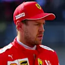 SAO PAULO, BRAZIL - NOVEMBER 16: Second place qualifier Sebastian Vettel of Germany and Ferrari celebrates in parc ferme during qualifying for the F1 Grand Prix of Brazil at Autodromo Jose Carlos Pace on November 16, 2019 in Sao Paulo, Brazil. (Photo by Dan Istitene/Getty Images)