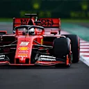 MEXICO CITY, MEXICO - OCTOBER 26: Sebastian Vettel of Germany driving the (5) Scuderia Ferrari SF90 on track during final practice for the F1 Grand Prix of Mexico at Autodromo Hermanos Rodriguez on October 26, 2019 in Mexico City, Mexico. (Photo by Clive Mason/Getty Images)
