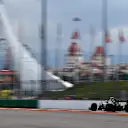 SOCHI, RUSSIA - SEPTEMBER 28: Kevin Magnussen of Denmark driving the (20) Haas F1 Team VF-19 Ferrari on track during final practice for the F1 Grand Prix of Russia at Sochi Autodrom on September 28, 2019 in Sochi, Russia. (Photo by Clive Mason/Getty Images)