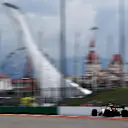 SOCHI, RUSSIA - SEPTEMBER 28: Kimi Raikkonen of Finland driving the (7) Alfa Romeo Racing C38 Ferrari on track during final practice for the F1 Grand Prix of Russia at Sochi Autodrom on September 28, 2019 in Sochi, Russia. (Photo by Clive Mason/Getty Images)