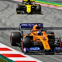 CIRCUIT DE BARCELONA-CATALUNYA, SPAIN - MAY 12: Carlos Sainz, McLaren MCL34, leads Daniel Ricciardo, Renault R.S.19 during the Spanish GP at Circuit de Barcelona-Catalunya on May 12, 2019 in Circuit de Barcelona-Catalunya, Spain. (Photo by Mark Sutton / Sutton Images)