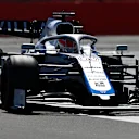 NORTHAMPTON, ENGLAND - AUGUST 07: George Russell of Great Britain driving the (63) Williams Racing FW43 Mercedes drives on track during practice for the F1 70th Anniversary Grand Prix at Silverstone on August 07, 2020 in Northampton, England. (Photo by Clive Mason - Formula 1/Formula 1 via Getty Images)