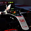 ABU DHABI, UNITED ARAB EMIRATES - DECEMBER 11: Mick Schumacher of Germany driving the Haas F1 Team VF-20 Ferrari during practice ahead of the F1 Grand Prix of Abu Dhabi at Yas Marina Circuit on December 11, 2020 in Abu Dhabi, United Arab Emirates. (Photo by Mario Renzi - Formula 1/Formula 1 via Getty Images)