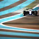 ABU DHABI, UNITED ARAB EMIRATES - DECEMBER 13: Nicholas Latifi of Canada driving the (6) Williams Racing FW43 Mercedes  during the F1 Grand Prix of Abu Dhabi at Yas Marina Circuit on December 13, 2020 in Abu Dhabi, United Arab Emirates. (Photo by Bryn Lennon/Getty Images)