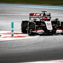 ABU DHABI, UNITED ARAB EMIRATES - DECEMBER 13: Pietro Fittipaldi of Brazil driving the (51) Haas F1 Team VF-20 Ferrari during the F1 Grand Prix of Abu Dhabi at Yas Marina Circuit on December 13, 2020 in Abu Dhabi, United Arab Emirates. (Photo by Rudy Carezzevoli/Getty Images)
