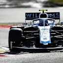 NUERBURG, GERMANY - OCTOBER 10: Nicholas Latifi of Canada driving the (6) Williams Racing FW43 Mercedes on track during qualifying ahead of the F1 Eifel Grand Prix at Nuerburgring on October 10, 2020 in Nuerburg, Germany. (Photo by Joe Portlock/Getty Images)