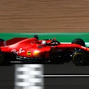 NORTHAMPTON, ENGLAND - AUGUST 01: Sebastian Vettel of Germany driving the (5) Scuderia Ferrari SF1000 during qualifying for the F1 Grand Prix of Great Britain at Silverstone on August 01, 2020 in Northampton, England. (Photo by Dan Istitene - Formula 1/Formula 1 via Getty Images)