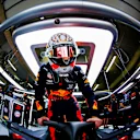 PORTIMAO, PORTUGAL - OCTOBER 24: Max Verstappen of Netherlands and Red Bull Racing prepares to drive in the garage during qualifying ahead of the F1 Grand Prix of Portugal at Autodromo Internacional do Algarve on October 24, 2020 in Portimao, Portugal. (Photo by Mark Thompson/Getty Images)