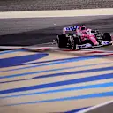 BAHRAIN, BAHRAIN - DECEMBER 05: Sergio Perez of Mexico driving the (11) Racing Point RP20 Mercedes on track during qualifying ahead of the F1 Grand Prix of Sakhir at Bahrain International Circuit on December 05, 2020 in Bahrain, Bahrain. (Photo by Giuseppe Cacace - Pool/Getty Images)