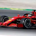 ISTANBUL, TURKEY - NOVEMBER 13: Sebastian Vettel of Germany driving the (5) Scuderia Ferrari SF1000 on track during practice ahead of the F1 Grand Prix of Turkey at Intercity Istanbul Park on November 13, 2020 in Istanbul, Turkey. (Photo by Murad Sezer-Pool/Getty Images)