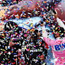 ISTANBUL, TURKEY - NOVEMBER 15: Race winner Lewis Hamilton of Great Britain and Mercedes GP celebrates winning a 7th F1 World Drivers Championship with second placed Sergio Perez of Mexico and Racing Point and Mercedes GP Executive Director Toto Wolff on the podium during the F1 Grand Prix of Turkey at Intercity Istanbul Park on November 15, 2020 in Istanbul, Turkey. (Photo by Ozan Kose - Pool/Getty Images)