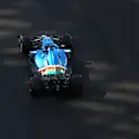 ABU DHABI, UNITED ARAB EMIRATES - DECEMBER 10: Fernando Alonso of Spain driving the (14) Alpine A521 Renault during practice ahead of the F1 Grand Prix of Abu Dhabi at Yas Marina Circuit on December 10, 2021 in Abu Dhabi, United Arab Emirates. (Photo by Bryn Lennon/Getty Images)