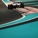 ABU DHABI, UNITED ARAB EMIRATES - DECEMBER 10: Mick Schumacher of Germany driving the (47) Haas F1 Team VF-21 Ferrari during practice ahead of the F1 Grand Prix of Abu Dhabi at Yas Marina Circuit on December 10, 2021 in Abu Dhabi, United Arab Emirates. (Photo by Clive Rose/Getty Images)