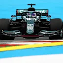 SPIELBERG, AUSTRIA - JULY 02: Lance Stroll of Canada driving the (18) Aston Martin AMR21 Mercedes during practice ahead of the F1 Grand Prix of Austria at Red Bull Ring on July 02, 2021 in Spielberg, Austria. (Photo by Bryn Lennon/Getty Images)