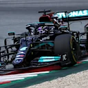 SPIELBERG, AUSTRIA - JULY 04: Lewis Hamilton of Great Britain driving the (44) Mercedes AMG Petronas F1 Team Mercedes W12 during the F1 Grand Prix of Austria at Red Bull Ring on July 04, 2021 in Spielberg, Austria. (Photo by Clive Mason - Formula 1/Formula 1 via Getty Images)