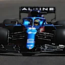 BAKU, AZERBAIJAN - JUNE 04: Fernando Alonso of Spain driving the (14) Alpine A521 Renault on track during practice ahead of the F1 Grand Prix of Azerbaijan at Baku City Circuit on June 04, 2021 in Baku, Azerbaijan. (Photo by Francois Nel/Getty Images)