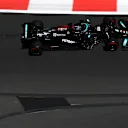 BAKU, AZERBAIJAN - JUNE 04: Lewis Hamilton of Great Britain driving the (44) Mercedes AMG Petronas F1 Team Mercedes W12 on track during practice ahead of the F1 Grand Prix of Azerbaijan at Baku City Circuit on June 04, 2021 in Baku, Azerbaijan. (Photo by Dan Mullan - Formula 1/Formula 1 via Getty Images)