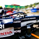 SPA, BELGIUM - AUGUST 27: Pierre Gasly of Scuderia AlphaTauri and France  during practice ahead of the F1 Grand Prix of Belgium at Circuit de Spa-Francorchamps on August 27, 2021 in Spa, Belgium. (Photo by Peter Fox/Getty Images)