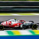 SAO PAULO, BRAZIL - NOVEMBER 13: Antonio Giovinazzi of Alfa Romeo and Italy  during the sprint ahead of the F1 Grand Prix of Brazil at Autodromo Jose Carlos Pace on November 13, 2021 in Sao Paulo, Brazil. (Photo by Peter Fox/Getty Images)