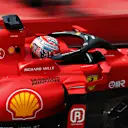 IMOLA, ITALY - APRIL 17: Charles Leclerc of Monaco driving the (16) Scuderia Ferrari SF21 in the Pitlane during final practice ahead of the F1 Grand Prix of Emilia Romagna at Autodromo Enzo e Dino Ferrari on April 17, 2021 in Imola, Italy. (Photo by Clive Mason - Formula 1/Formula 1 via Getty Images)
