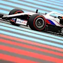LE CASTELLET, FRANCE - JUNE 19: Nikita Mazepin of Russia driving the (9) Haas F1 Team VF-21 Ferrari on track during final practice ahead of the F1 Grand Prix of France at Circuit Paul Ricard on June 19, 2021 in Le Castellet, France. (Photo by Dan Istitene - Formula 1/Formula 1 via Getty Images)