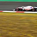 PORTIMAO, PORTUGAL - MAY 01: Nikita Mazepin of Russia driving the (9) Haas F1 Team VF-21 Ferrari on track during final practice for the F1 Grand Prix of Portugal at Autodromo Internacional Do Algarve on May 01, 2021 in Portimao, Portugal. (Photo by Clive Mason - Formula 1/Formula 1 via Getty Images)