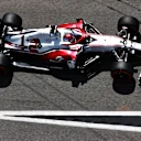 PORTIMAO, PORTUGAL - MAY 01: Kimi Raikkonen of Finland driving the (7) Alfa Romeo Racing C41 Ferrari in the Pitlane during qualifying for the F1 Grand Prix of Portugal at Autodromo Internacional Do Algarve on May 01, 2021 in Portimao, Portugal. (Photo by Mark Thompson/Getty Images)