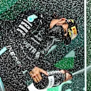 PORTIMAO, PORTUGAL - MAY 02: Race winner Lewis Hamilton of Great Britain and Mercedes GP celebrates with sparkling wine on the podium during the F1 Grand Prix of Portugal at Autodromo Internacional Do Algarve on May 02, 2021 in Portimao, Portugal. (Photo by Clive Mason - Formula 1/Formula 1 via Getty Images)