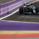 JEDDAH, SAUDI ARABIA - DECEMBER 03: Sebastian Vettel of Germany driving the (5) Aston Martin AMR21 Mercedes during practice ahead of the F1 Grand Prix of Saudi Arabia at Jeddah Corniche Circuit on December 03, 2021 in Jeddah, Saudi Arabia. (Photo by Bryn Lennon - Formula 1/Formula 1 via Getty Images)
