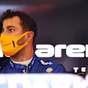 JEDDAH, SAUDI ARABIA - DECEMBER 04: Daniel Ricciardo of Australia and McLaren F1 looks on in the garage during final practice ahead of the F1 Grand Prix of Saudi Arabia at Jeddah Corniche Circuit on December 04, 2021 in Jeddah, Saudi Arabia. (Photo by Bryn Lennon - Formula 1/Formula 1 via Getty Images)