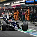 JEDDAH, SAUDI ARABIA - DECEMBER 05: Yuki Tsunoda of Japan driving the (22) Scuderia AlphaTauri AT02 Honda in the Pitlane for a new front wing during the F1 Grand Prix of Saudi Arabia at Jeddah Corniche Circuit on December 05, 2021 in Jeddah, Saudi Arabia. (Photo by Andrej Isakovic - Pool/Getty Images)
