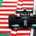 ISTANBUL, TURKEY - OCTOBER 09: Valtteri Bottas of Finland driving the (77) Mercedes AMG Petronas F1 Team Mercedes W12 during qualifying ahead of the F1 Grand Prix of Turkey at Intercity Istanbul Park on October 09, 2021 in Istanbul, Turkey. (Photo by Dan Istitene - Formula 1/Formula 1 via Getty Images)
